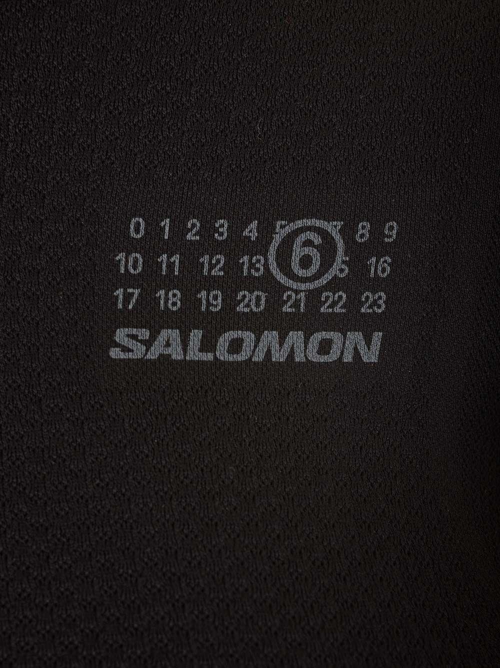 Al Duca D'Aosta Mm6 Maison Margiela Maglia termica nera Prezzo Ridotto