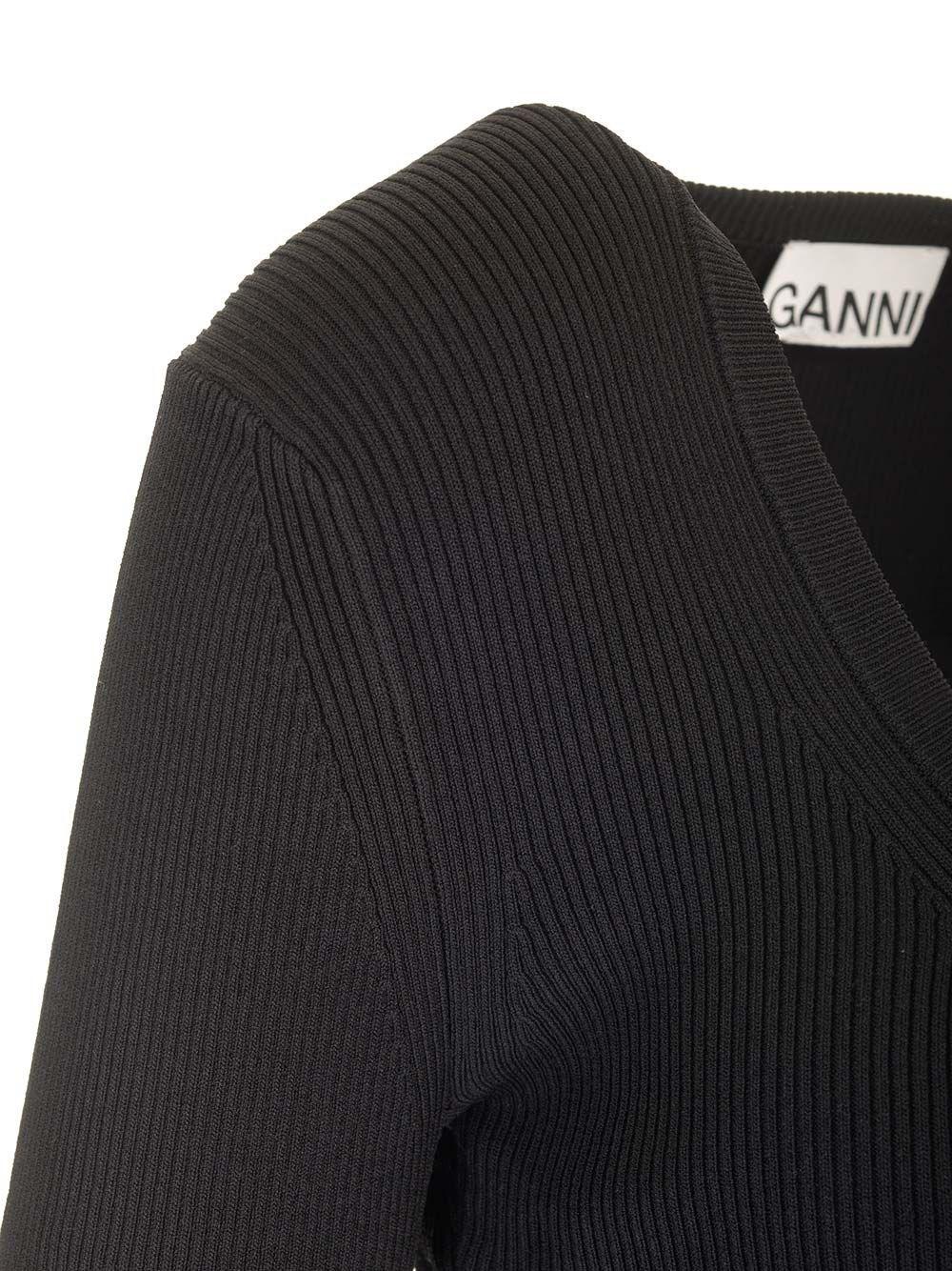 Al Duca D'Aosta Ganni Cardigan peplo Presa