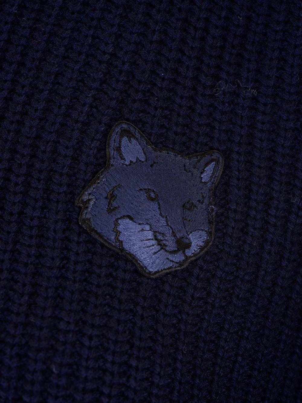 Al Duca D'Aosta Maison Kitsuné Maglia mezza zip lana cashmere Online