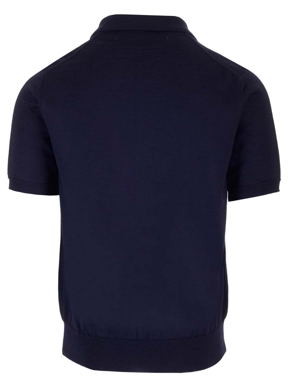 Al Duca D'Aosta Comme Des Garcons Play EX-P1N094 NAVY POLO NECK SHORT SLEEVES COTT POLO Vendita Economica