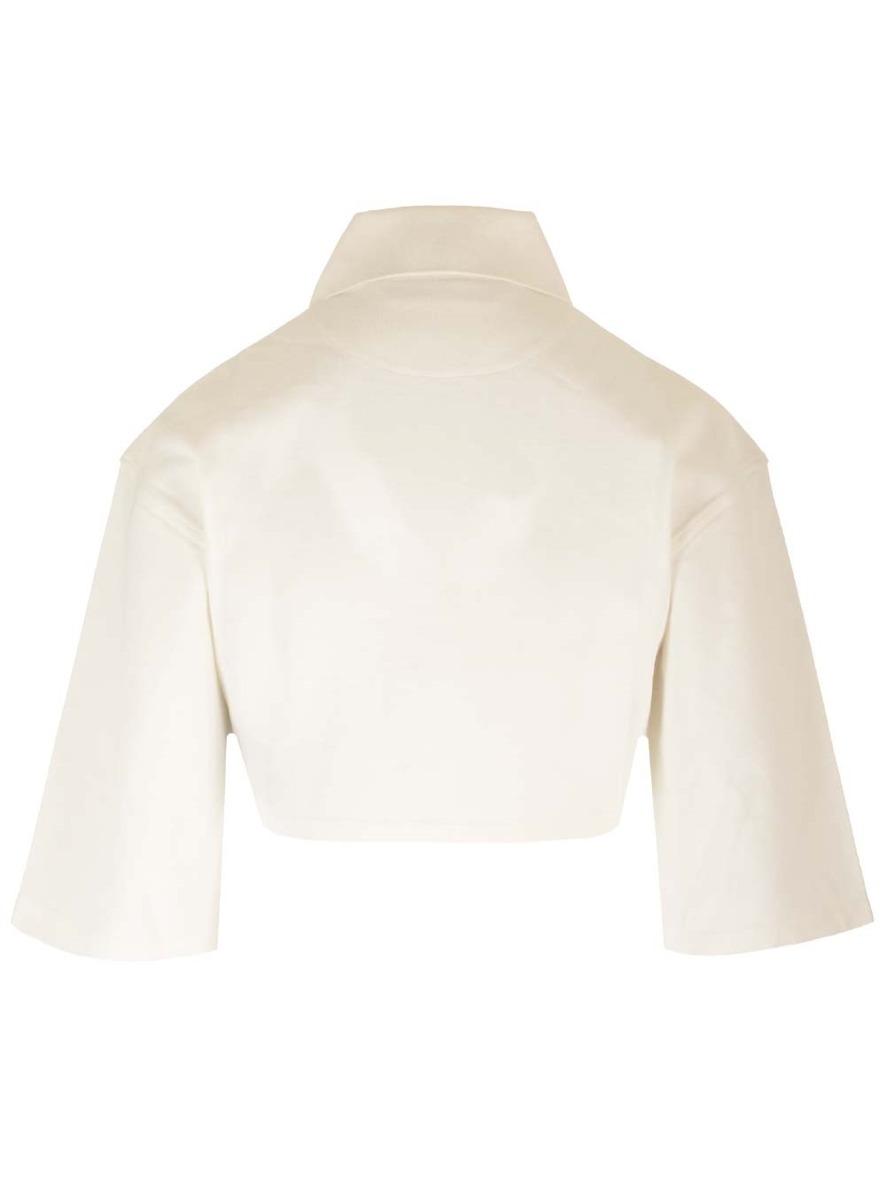 Al Duca D'Aosta Palm Angels Polo cropped in cotone Saldi Di Fabbrica