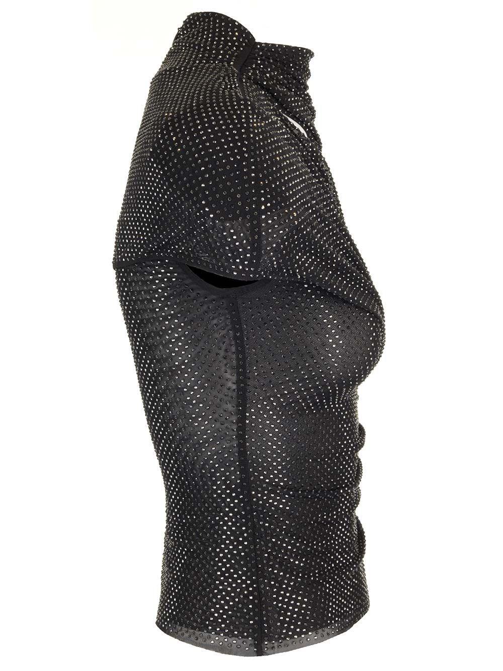 Al Duca D'Aosta Self-portrait Top in mesh Negozio