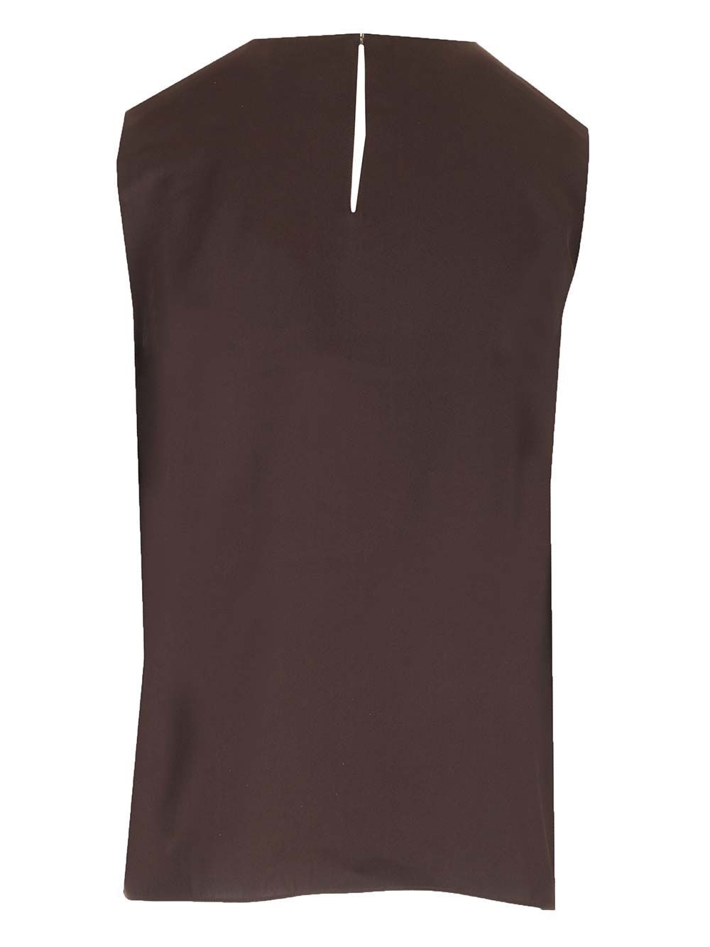 Al Duca D'Aosta Theory Top smanicato in seta Shopping Online
