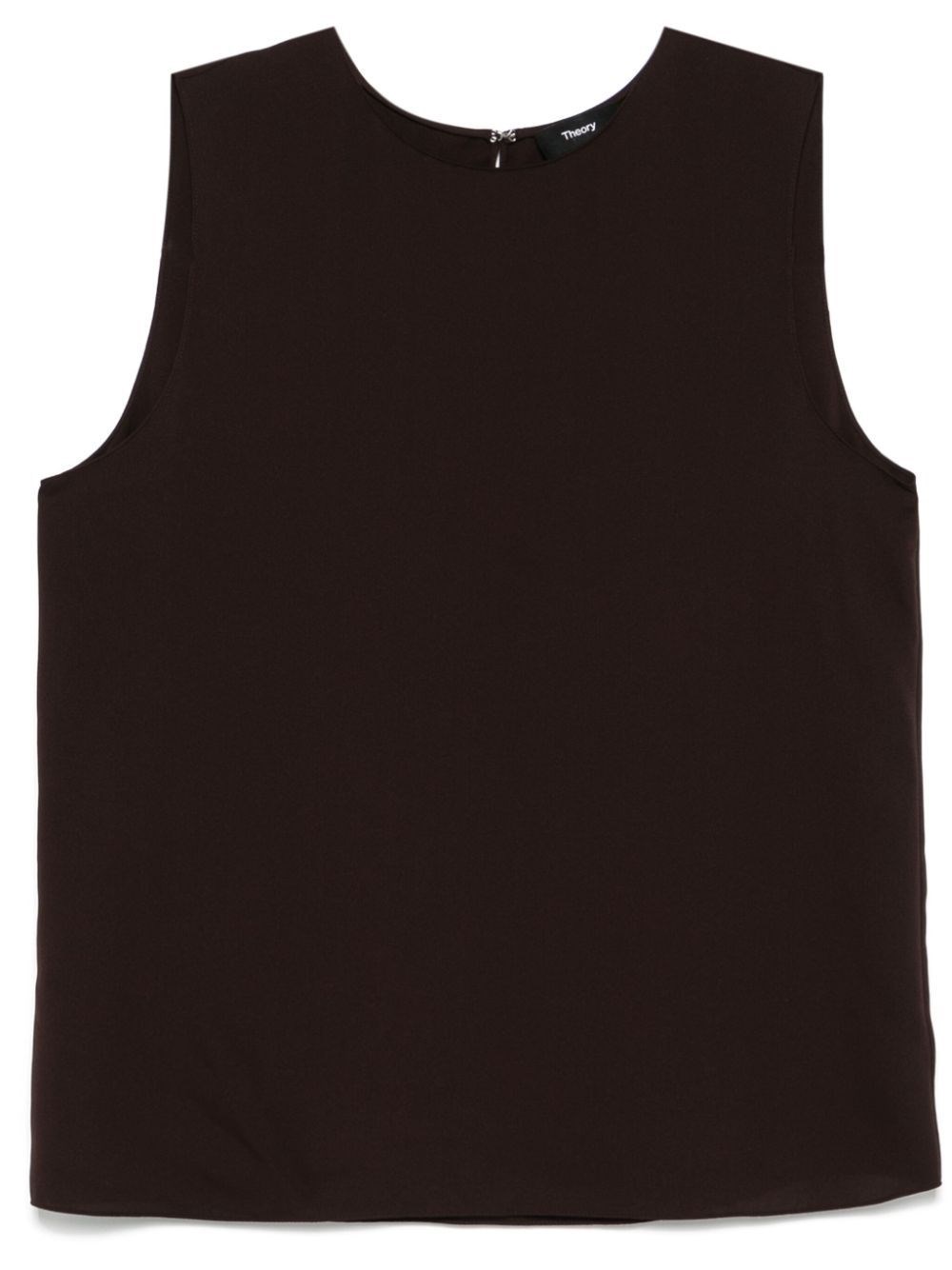 Al Duca D'Aosta Theory Top smanicato in seta Shopping Online
