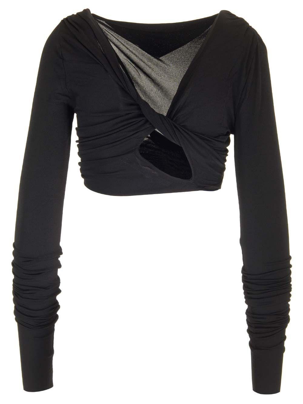 Al Duca D'Aosta Rick Owens Crop top "Jade" Sottocosto