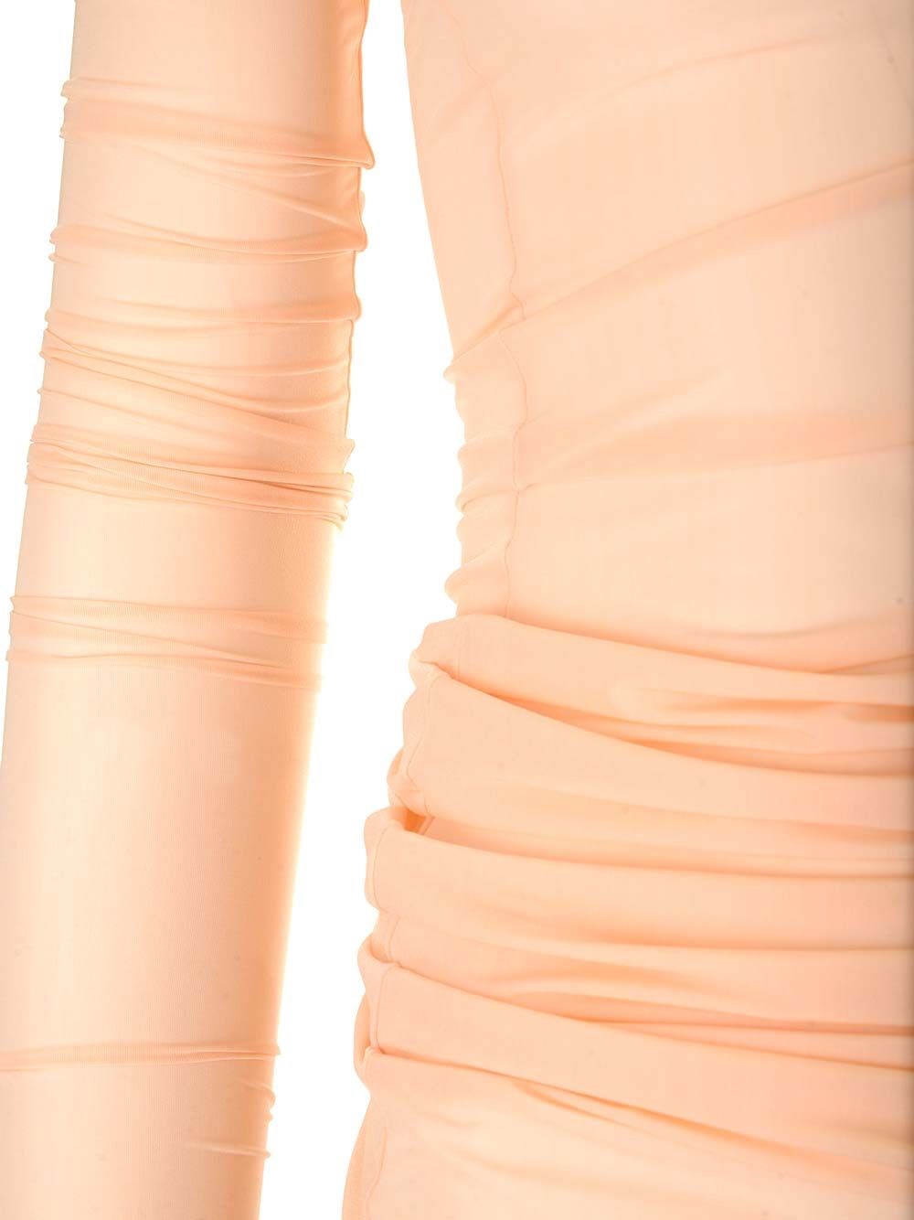 Al Duca D'Aosta Dries Van Noten Top in jersey semi trasparente Online