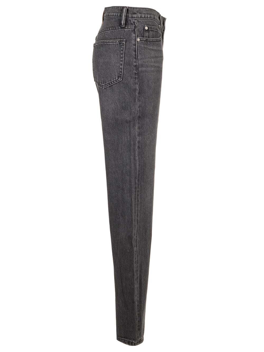 Al Duca D'Aosta Alexander Wang Jeans con patch logo Hotsell