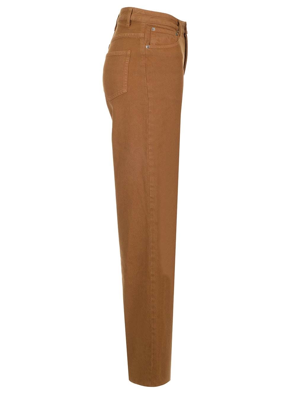 Al Duca D'Aosta A.p.c. Jeans "Elisabeth" nocciola Vendita Calda