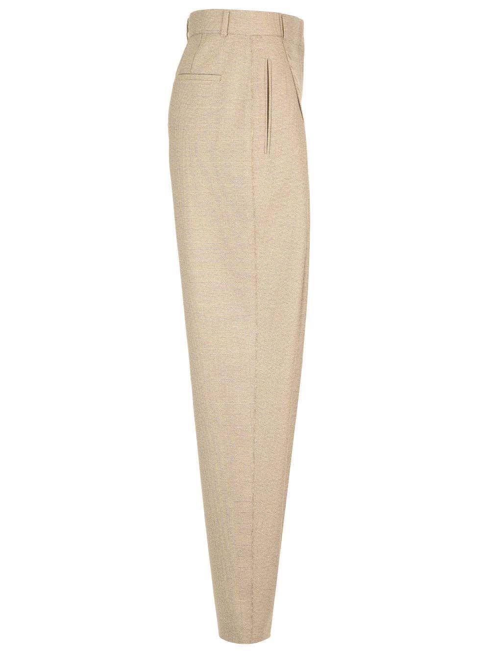 Al Duca D'Aosta Fendi Pantalone in lana micro check Vendita