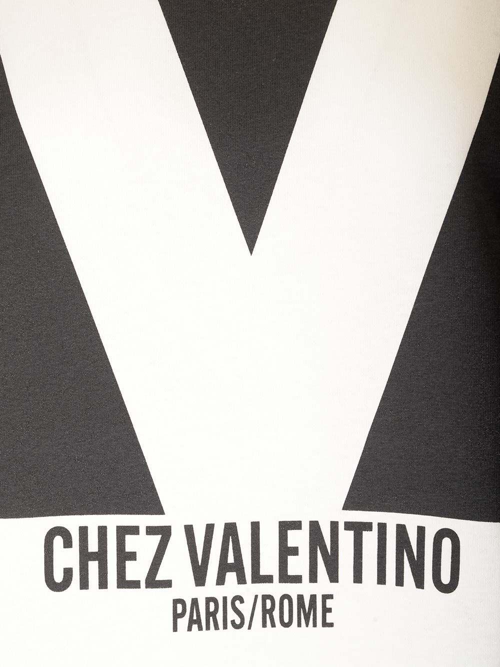 Al Duca D'Aosta Valentino Garavani T-shirt stampa "Chez Valentino" I Più Venduti