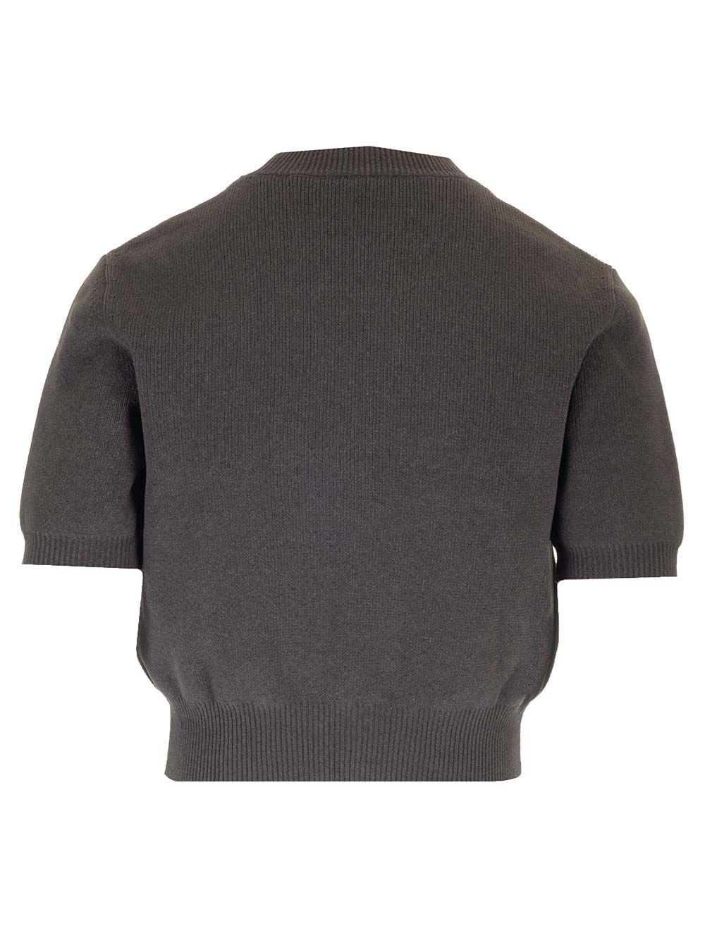 Al Duca D'Aosta Alexander Wang Maglia crop in maglina Nuova