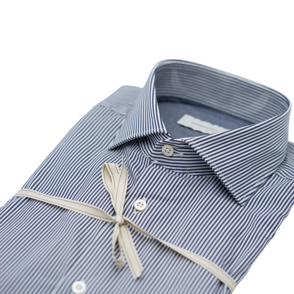 Alessandro Lamura Camicia Fantasia A Riga – 100%Cotone Novità