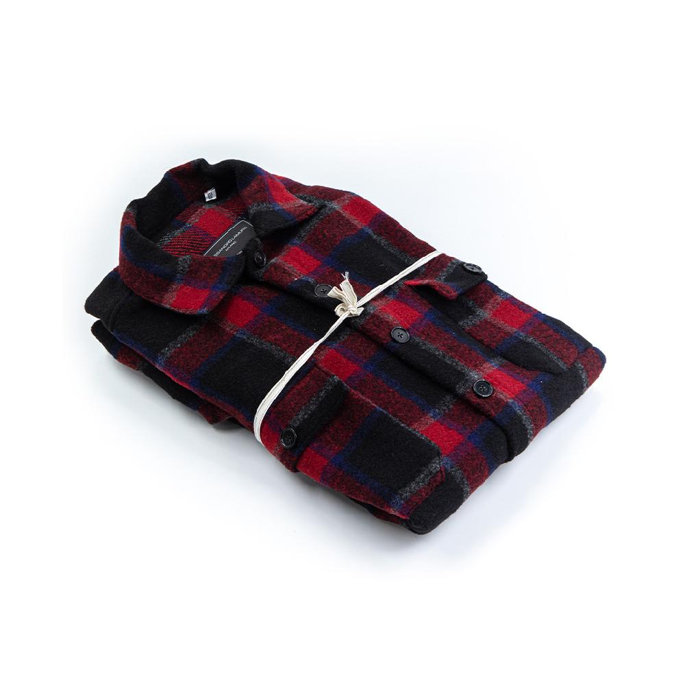 Alessandro Lamura Camicia Overshirt a Quadri – Collo Italiano Online