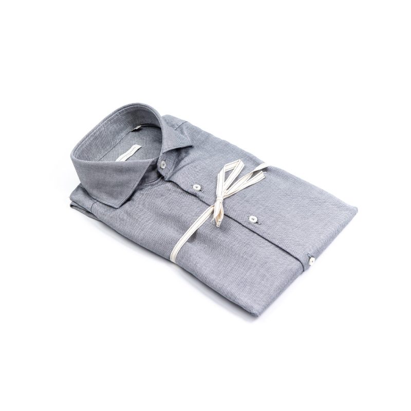 Alessandro Lamura Camicia In Velluto – 100%Cotone – Collo Francese Spedizione Gratuita