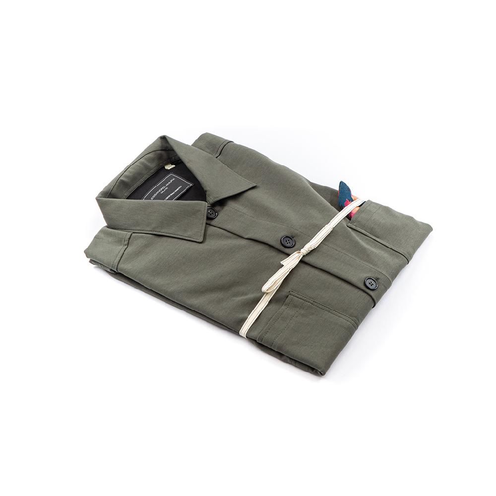 Alessandro Lamura Camicia Overshirt Strech – Collo Italiano Qualità Garantita