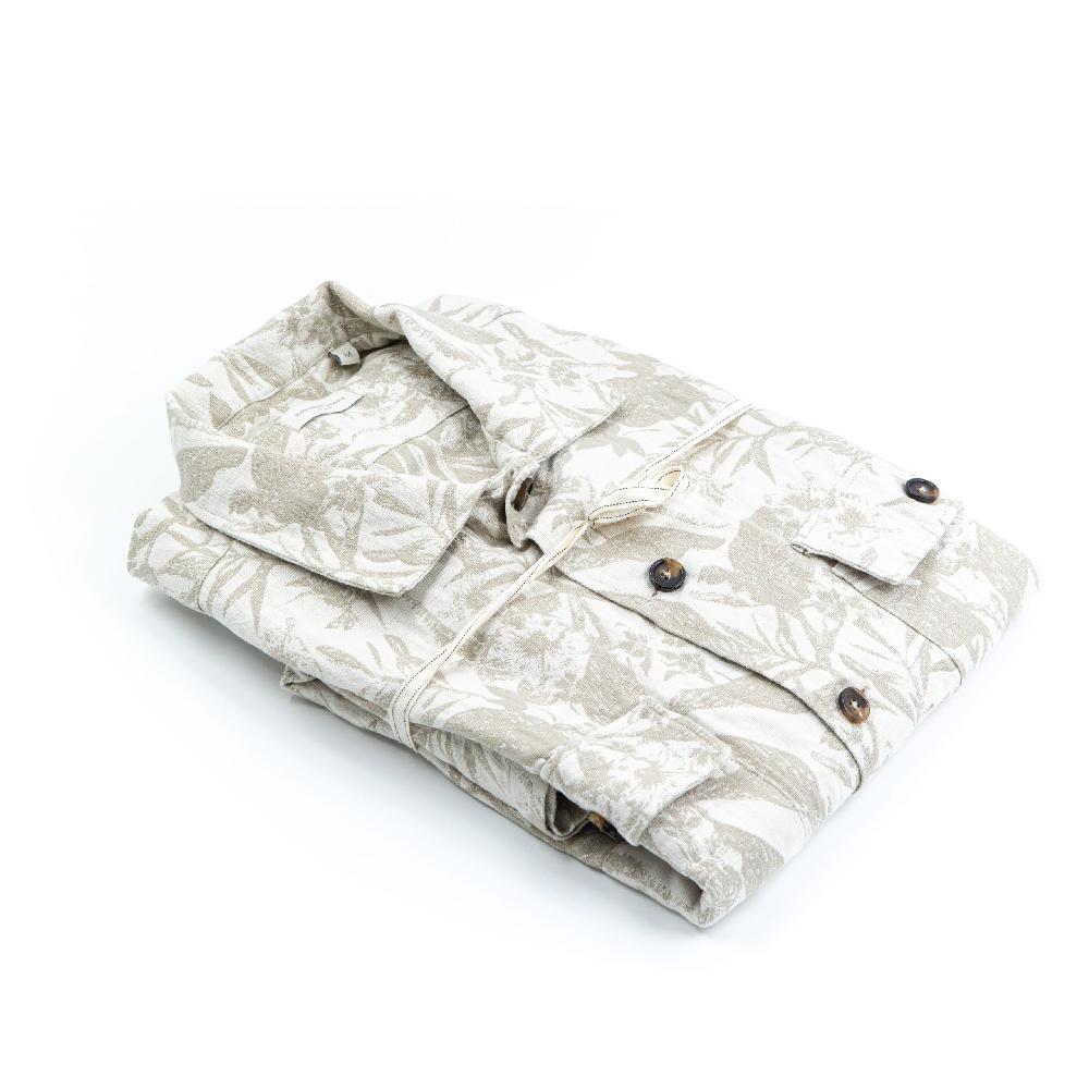 Alessandro Lamura Camicia Overshirt Jaquard – Collo Francese 2025
