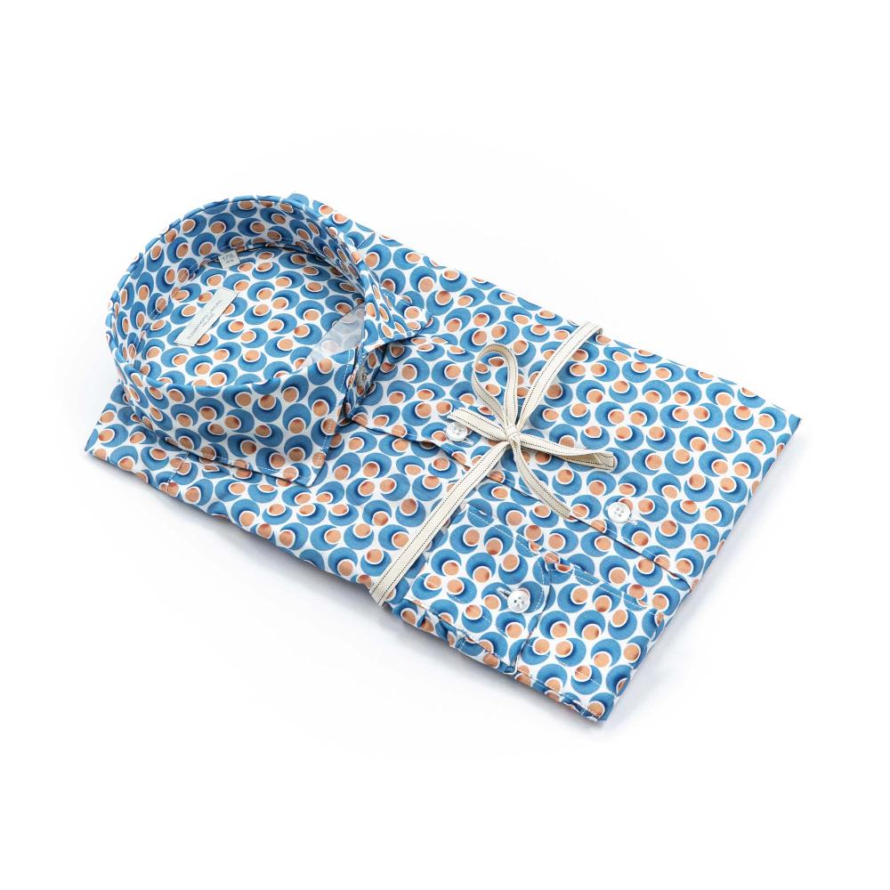 Alessandro Lamura Camicia Fantasia Geometrica Multicolor Convenienza