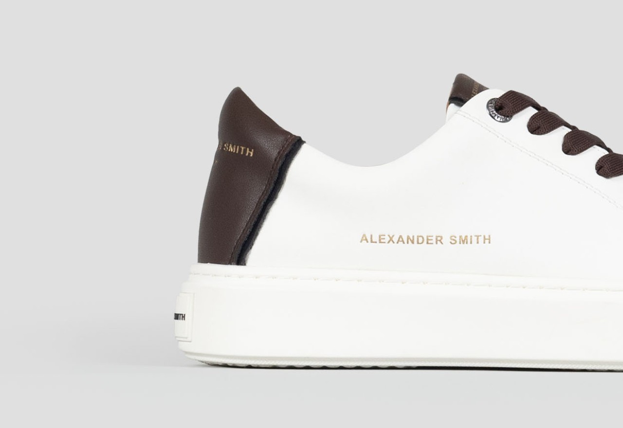 Alexander Smith LONDON MAN WHITE DARK BROWN Affare Del Giorno