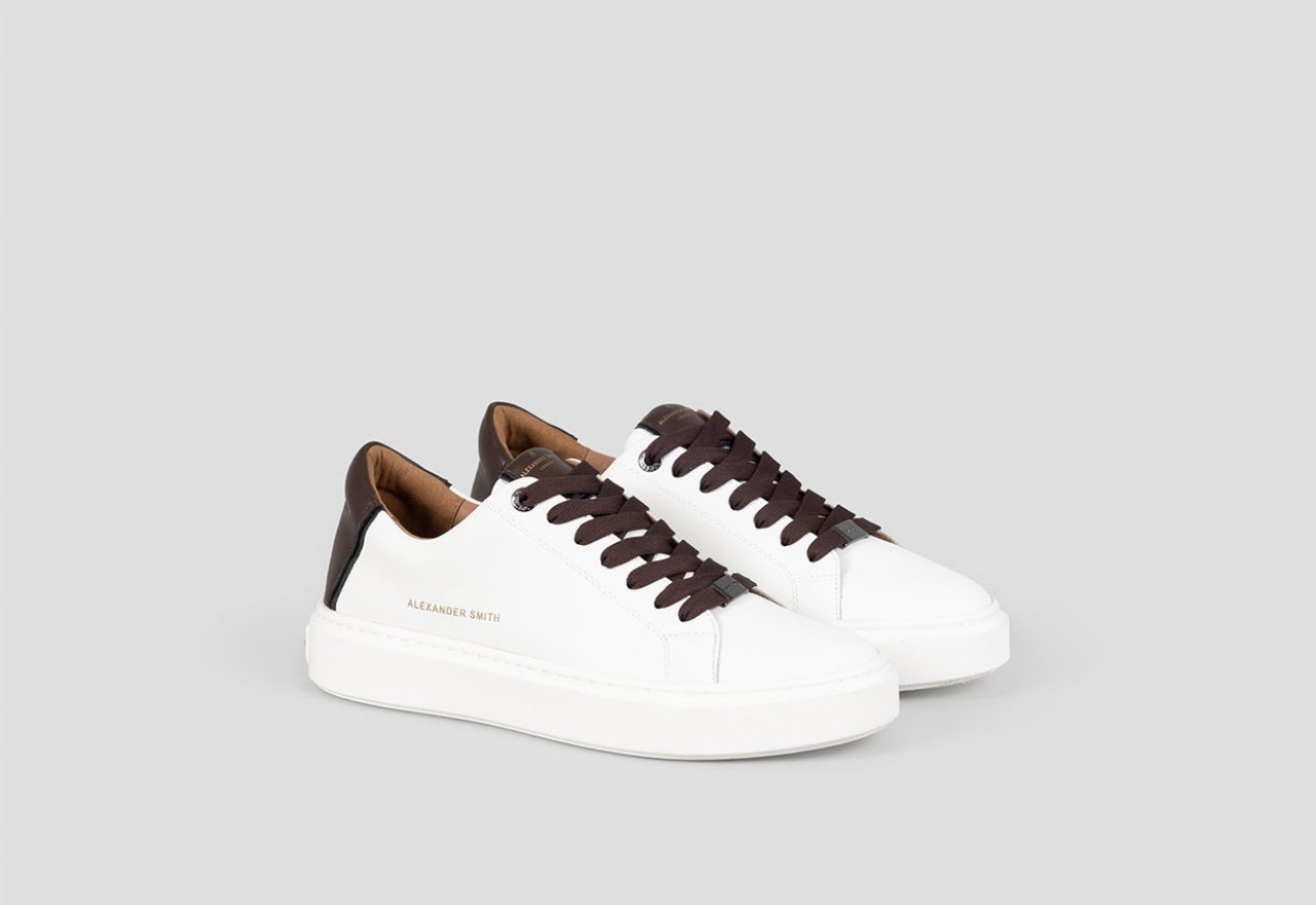 Alexander Smith LONDON MAN WHITE DARK BROWN Affare Del Giorno