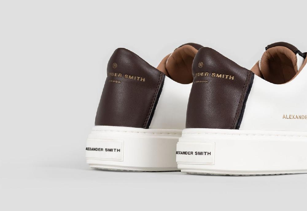 Alexander Smith LONDON MAN WHITE DARK BROWN Affare Del Giorno