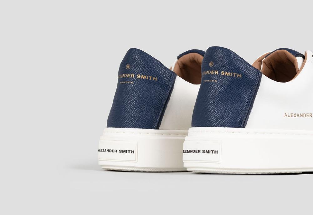 Alexander Smith LONDON MAN WHITE BLUE Outlet