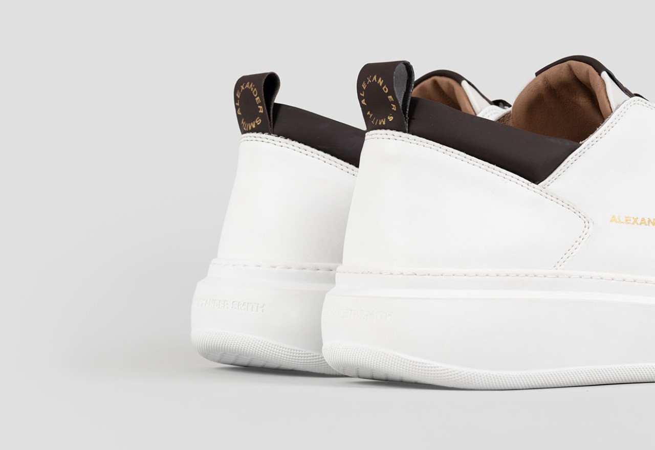 Alexander Smith WEMBLEY MAN WHITE DARK BROWN Vendita Economica