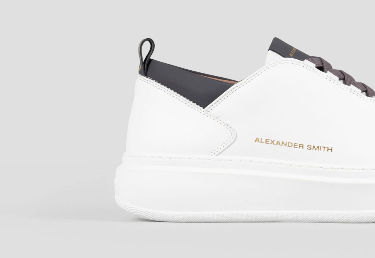 Alexander Smith WEMBLEY MAN WHITE DARK GREY Saldi Di Fabbrica
