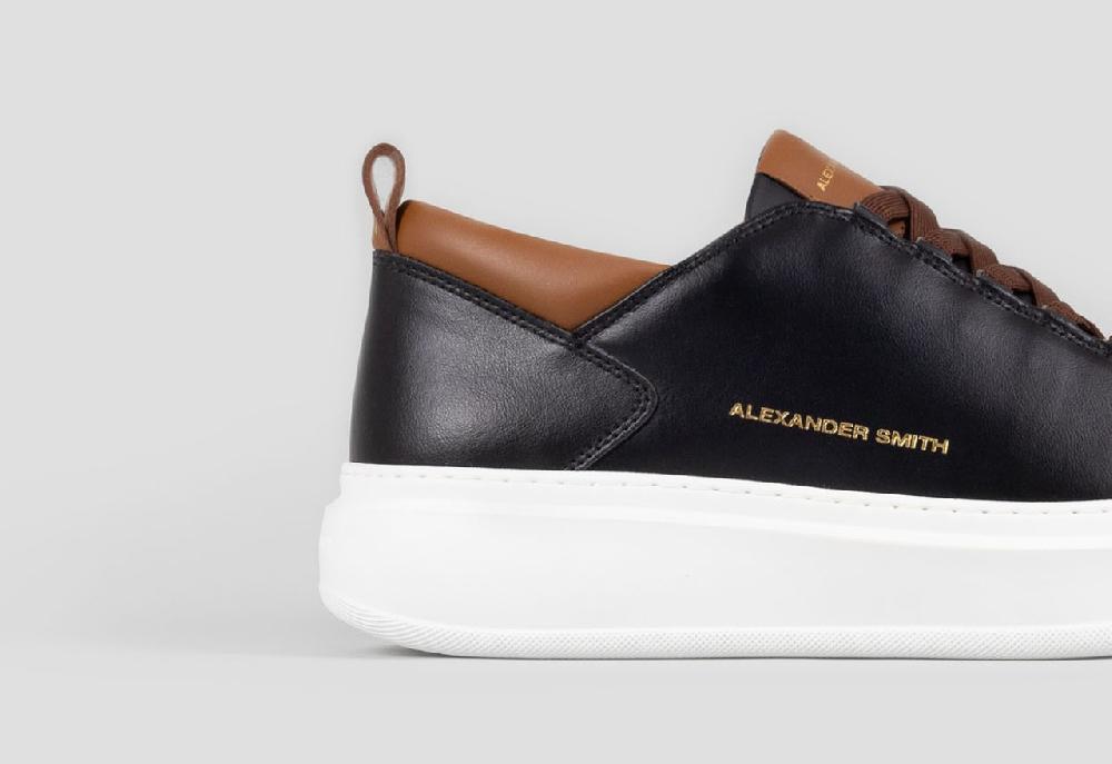Alexander Smith WEMBLEY MAN BLACK DARK COGNAC Negozio