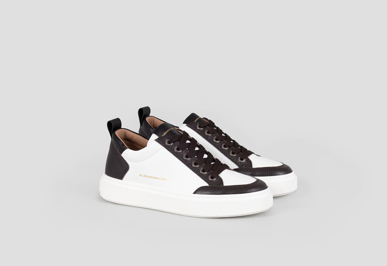 Alexander Smith BOND MAN DARK BROWN WHITE Spedizione Gratuita