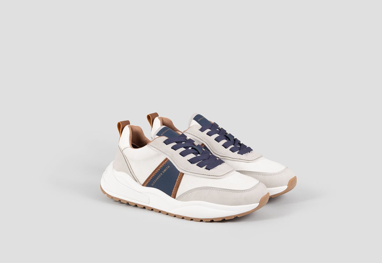 Alexander Smith ECO-DOVER MAN WHITE BLUE Shopping Online