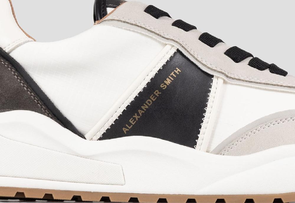 Alexander Smith ECO-DOVER MAN WHITE BLACK Prezzo Ridotto