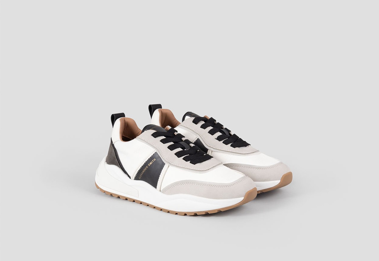 Alexander Smith ECO-DOVER MAN WHITE BLACK Prezzo Ridotto