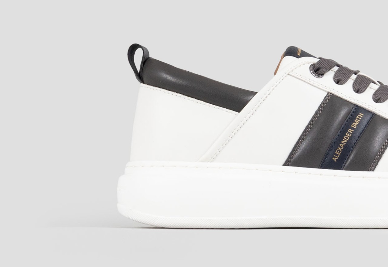 Alexander Smith ECO-WEMBLEY MAN WHITE DARK SMOKE BLUE Offerta