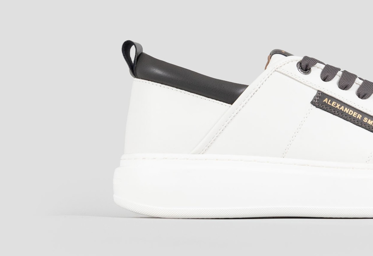 Alexander Smith ECO-WEMBLEY MAN WHITE DARK GREY Economico