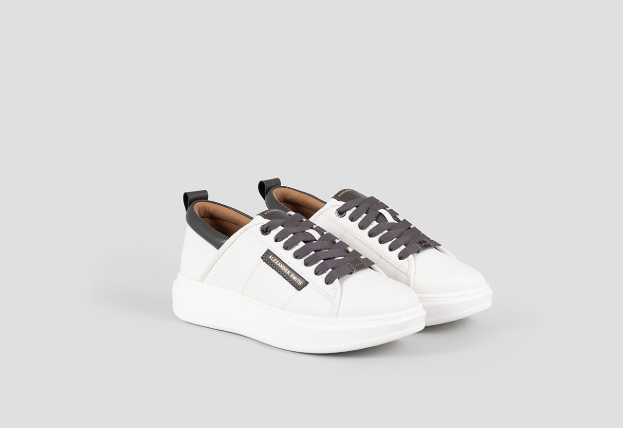 Alexander Smith ECO-WEMBLEY MAN WHITE DARK GREY Economico