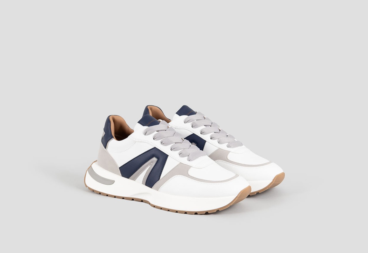 Alexander Smith HYDE MAN WHITE BLUE GREY Vendite Flash