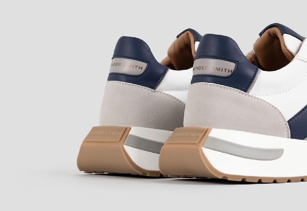 Alexander Smith HYDE MAN WHITE BLUE GREY Vendite Flash