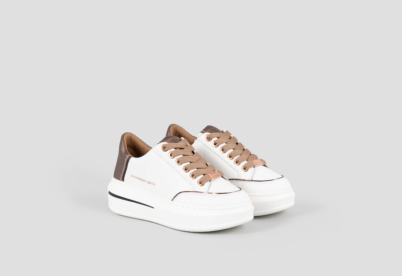 Alexander Smith LANCASTER WOMAN WHITE DARK COPPER Spedizione Gratuita