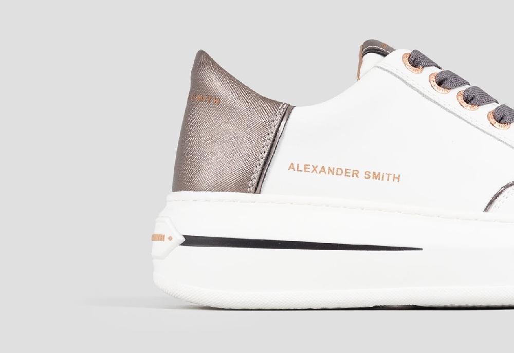 Alexander Smith LANCASTER WOMAN WHITE DARK SILVER Soddisfazione Garantita