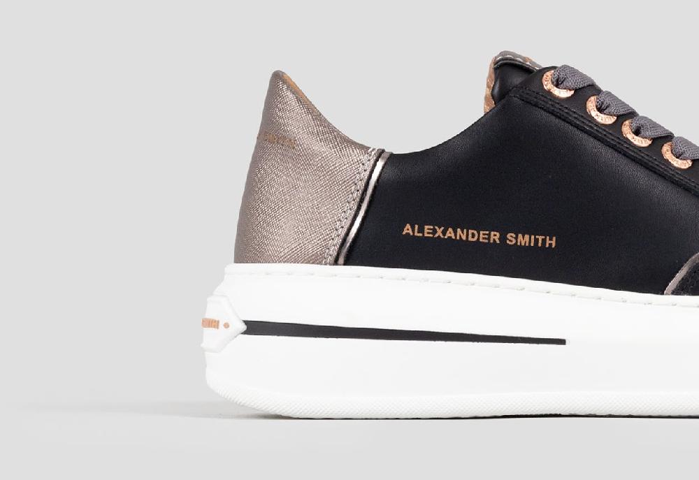 Alexander Smith LANCASTER WOMAN BLACK DARK SILVER Sottocosto