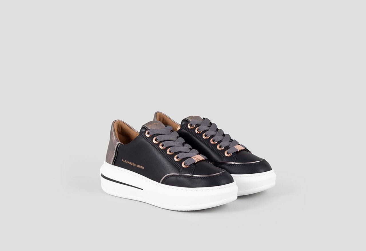 Alexander Smith LANCASTER WOMAN BLACK DARK SILVER Sottocosto