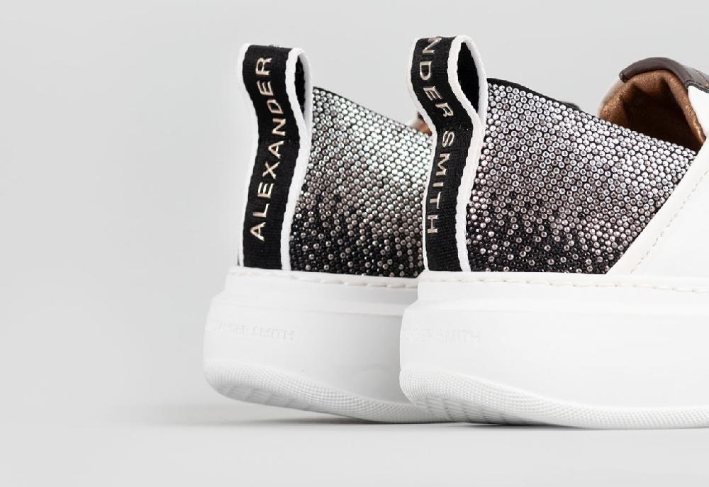 Alexander Smith WEMBLEY WOMAN WHITE BLACK SILVER Sconto
