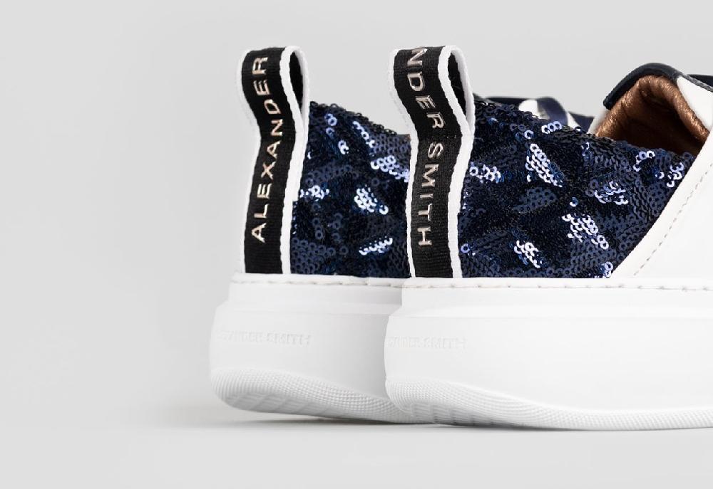 Alexander Smith WEMBLEY WOMAN WHITE BLUE In Vendita