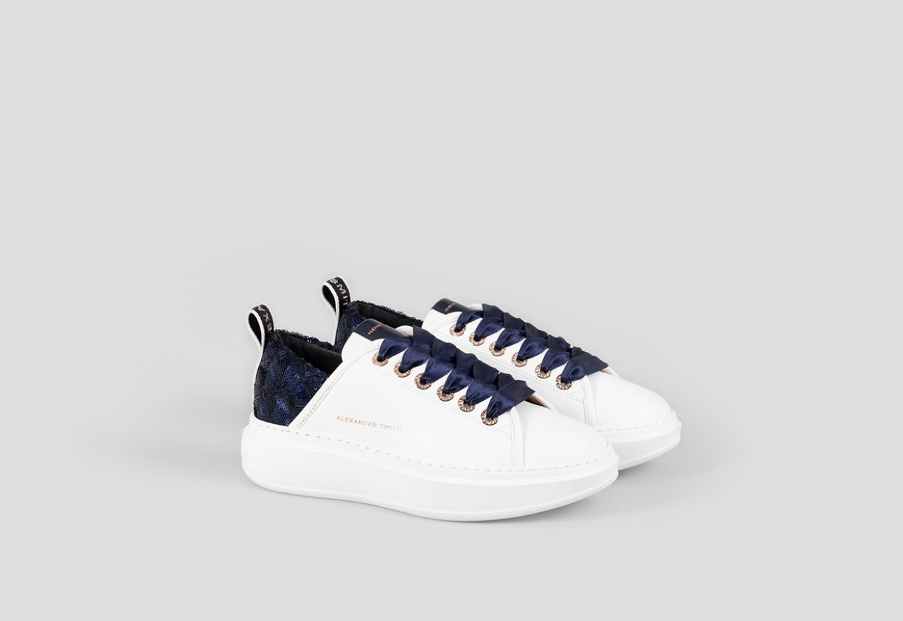 Alexander Smith WEMBLEY WOMAN WHITE BLUE In Vendita