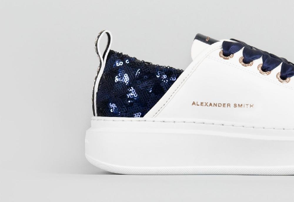 Alexander Smith WEMBLEY WOMAN WHITE BLUE In Vendita