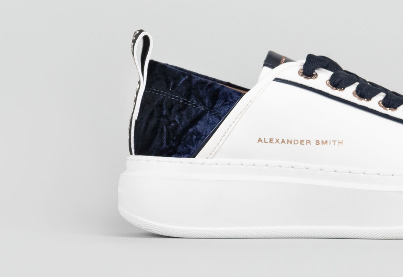 Alexander Smith WEMBLEY WOMAN WHITE BLUE Negozio