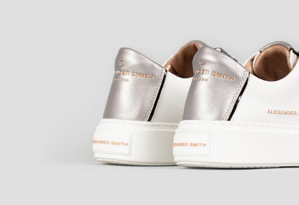 Alexander Smith LONDON WOMAN WHITE DARK SILVER Qualità