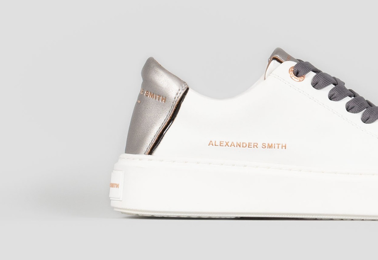 Alexander Smith LONDON WOMAN WHITE DARK SILVER Qualità