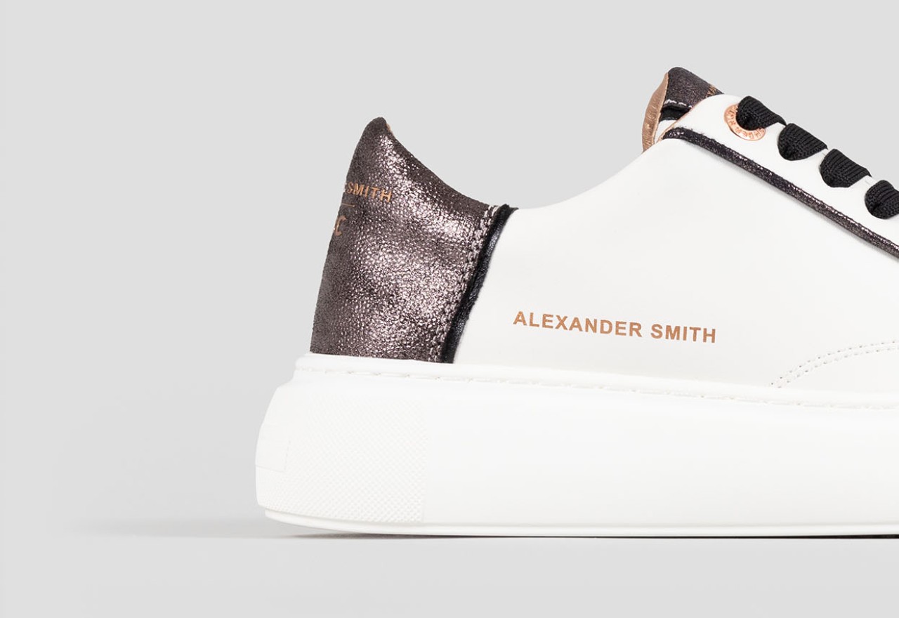 Alexander Smith ECO-GREENWICH WOMAN WHITE BLACK In Vendita