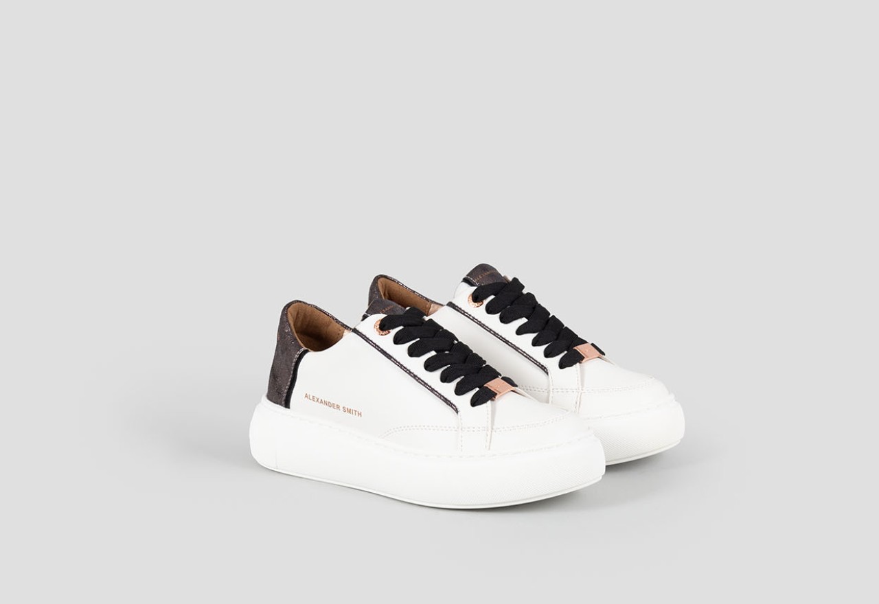 Alexander Smith ECO-GREENWICH WOMAN WHITE BLACK In Vendita